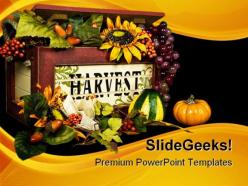 Harvest box nature powerpoint templates and powerpoint backgrounds 0211