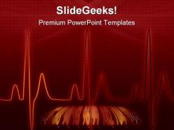 Heartbeat medical powerpoint backgrounds and templates 1210