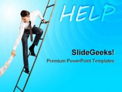 Help for success business powerpoint templates and powerpoint backgrounds 0911