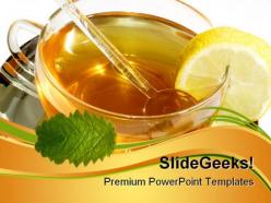 Herbal tea food powerpoint templates and powerpoint backgrounds 0511