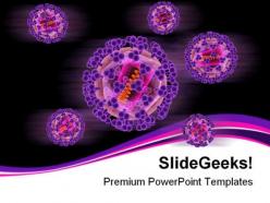 Hi virus medical powerpoint templates and powerpoint backgrounds 0511