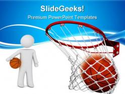Hit the ball sports powerpoint templates and powerpoint backgrounds 0711
