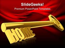 Home key security powerpoint templates and powerpoint backgrounds 0311