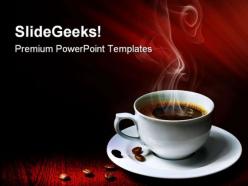 Hot coffee health powerpoint templates and powerpoint backgrounds 0311