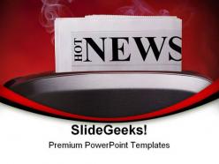 Hot News Advertising PowerPoint Templates And PowerPoint Backgrounds 0311