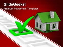 House choice real estate powerpoint templates and powerpoint backgrounds 0611