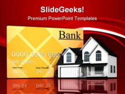 Household expenses real estate powerpoint templates and powerpoint backgrounds 0611