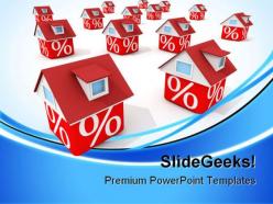 Houses real estate powerpoint templates and powerpoint backgrounds 0711