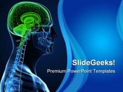 Human brain technology powerpoint templates and powerpoint backgrounds 0211