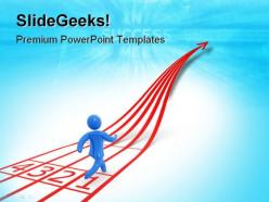 Human contest leadership powerpoint templates and powerpoint backgrounds 0711
