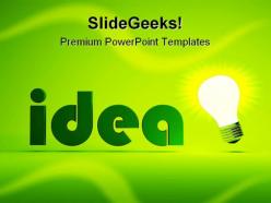 Idea business powerpoint background and template 1210