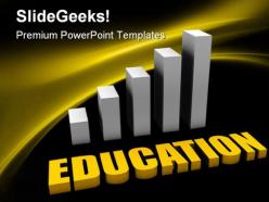 Increasing costs of education powerpoint backgrounds and templates 1210