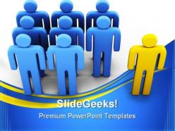 Individuality leadership powerpoint templates and powerpoint backgrounds 0311