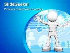 Information technology powerpoint templates and powerpoint backgrounds 0711
