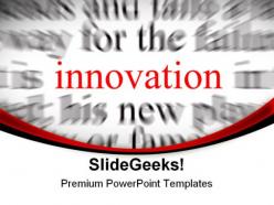 Innovation background powerpoint templates and powerpoint backgrounds 0711