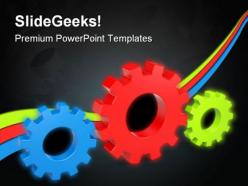 Interaction Gears Metaphor PowerPoint Templates And PowerPoint Backgrounds 0211