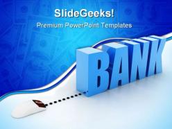 Internet banking technology powerpoint templates and powerpoint backgrounds 0311