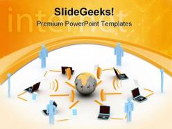 Internet concept01 global powerpoint templates and powerpoint backgrounds 0711