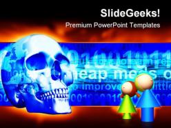 Internet dangers computer powerpoint templates and powerpoint backgrounds 0611