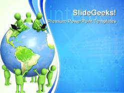 Internet global communication powerpoint templates and powerpoint backgrounds 0611