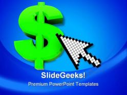 Internet money symbol powerpoint templates and powerpoint backgrounds 0211