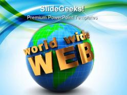 Internet Www Globe PowerPoint Templates And PowerPoint Backgrounds 0311