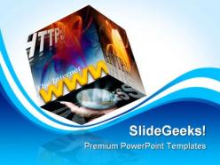 Internet www web computer powerpoint templates and powerpoint backgrounds 0311