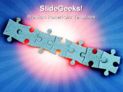 Jigsaw puzzles communication powerpoint templates and powerpoint backgrounds 0711