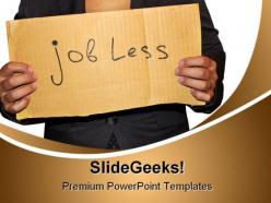 Jobless people powerpoint templates and powerpoint backgrounds 0311