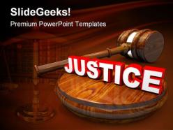 Justice law powerpoint templates and powerpoint backgrounds 0411