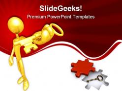 Key security powerpoint templates and powerpoint backgrounds 0911