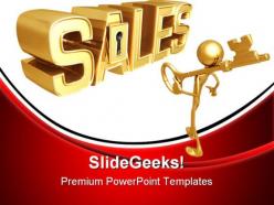 Key to sales marketing powerpoint templates and powerpoint backgrounds 0711