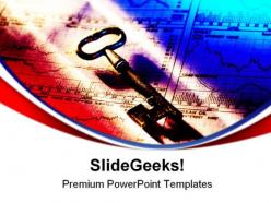Key to success security powerpoint templates and powerpoint backgrounds 0311