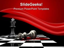 King is down game powerpoint templates and powerpoint backgrounds 0211