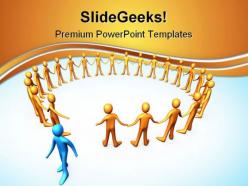 Leader concept leadership powerpoint templates and powerpoint backgrounds 0711