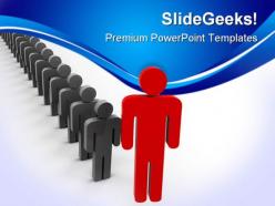 Leader leadership powerpoint templates and powerpoint backgrounds 0811