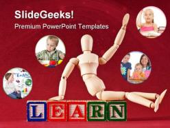 Learn education powerpoint backgrounds and templates 0111