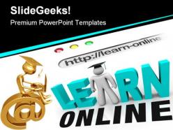 Learn online web screen internet powerpoint templates and powerpoint backgrounds 0211