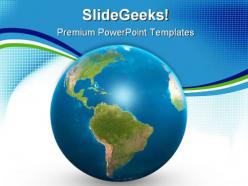 Little globe abstract powerpoint templates and powerpoint backgrounds 0311