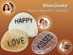 Love engraved on stone youth powerpoint templates and powerpoint backgrounds 0711