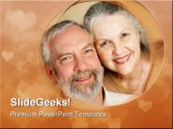 Loving Mature Couple Family PowerPoint Templates And PowerPoint Backgrounds 0711