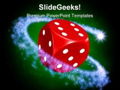 Magic die symbol powerpoint templates and powerpoint backgrounds 0211