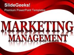 Maketing management business powerpoint backgrounds and templates 0111