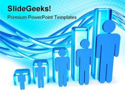 Manpower graph people powerpoint templates and powerpoint backgrounds 0811
