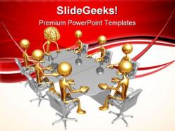 Mastermind meeting business powerpoint templates and powerpoint backgrounds 0711