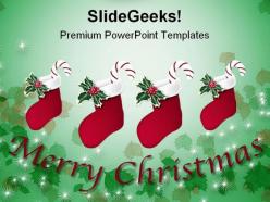 Merry christmas02 festival powerpoint templates and powerpoint backgrounds 0611