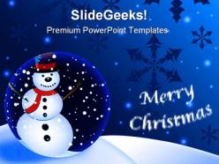 Merry Christmas Festival PowerPoint Templates And PowerPoint Backgrounds 0911
