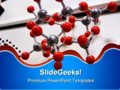 Molecules science powerpoint templates and powerpoint backgrounds 0711