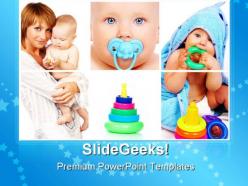 Mother and child baby powerpoint templates and powerpoint backgrounds 0711
