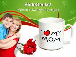 Mother day sentiment family powerpoint templates and powerpoint backgrounds 0511